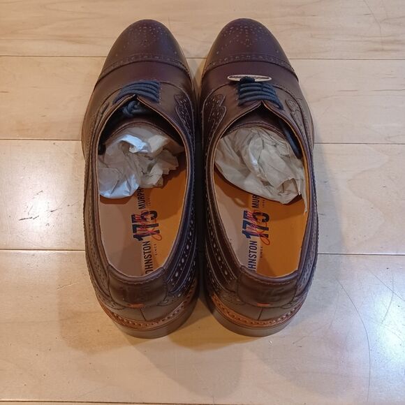 New Johnston & Murphy Conard 2.0 175th Anniversary Cap Toe Oxford Shoes Sz 11.5M - Picture 4 of 9